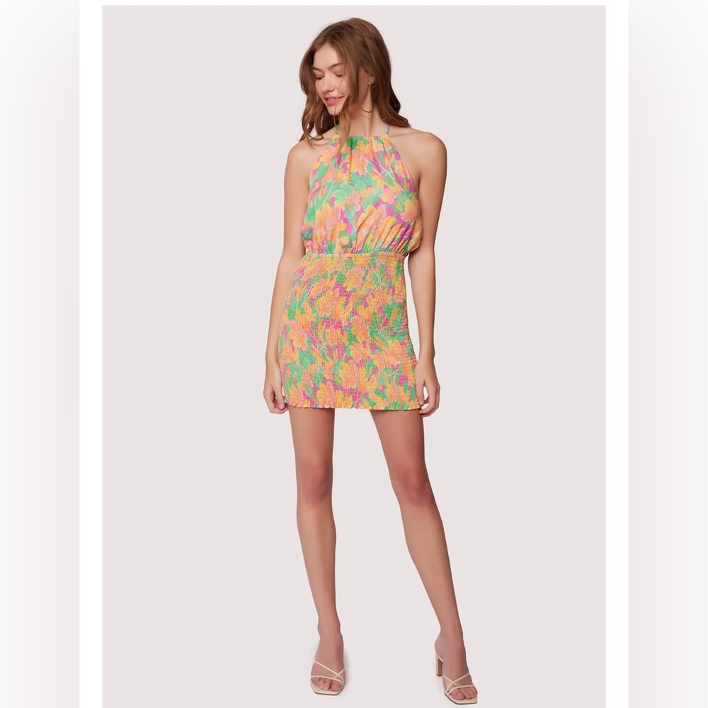 Floral mini dress